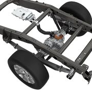 check out magna's ebeam electric truck axle, fits in almost any truck