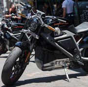 harley davidson unveils electric motorcycle